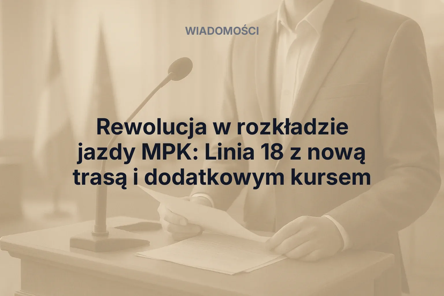 Miniatura: Rewolucja w rozkładzie jazdy MPK: Linia 18 z nową trasą i dodatkowym kursem