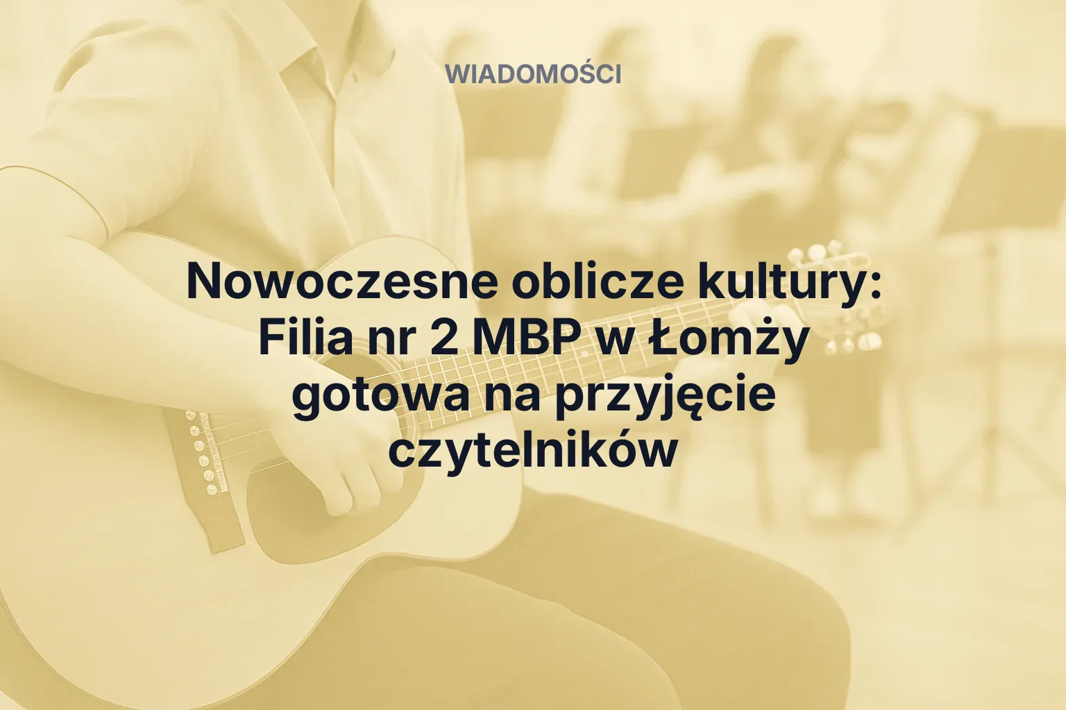 Miniatura: Nowoczesne oblicze kultury: Filia nr 2 MBP w Łomży gotowa na przyjęcie czytelników