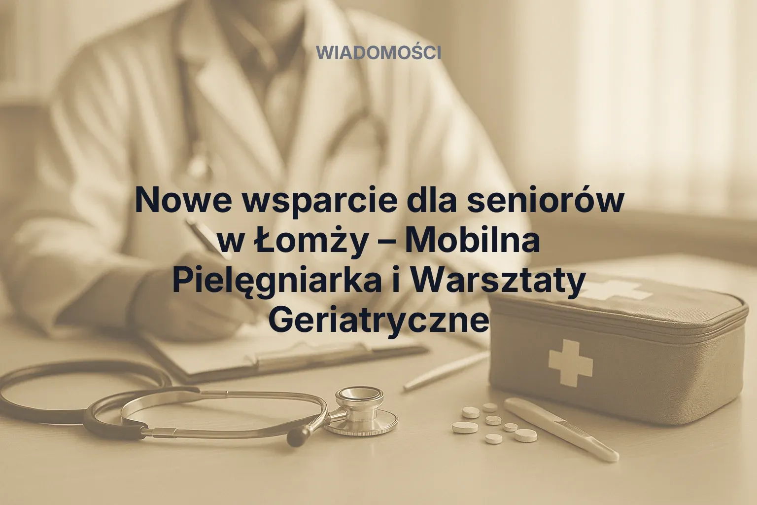 Miniatura: Nowe wsparcie dla seniorów w Łomży – Mobilna Pielęgniarka i Warsztaty Geriatryczne