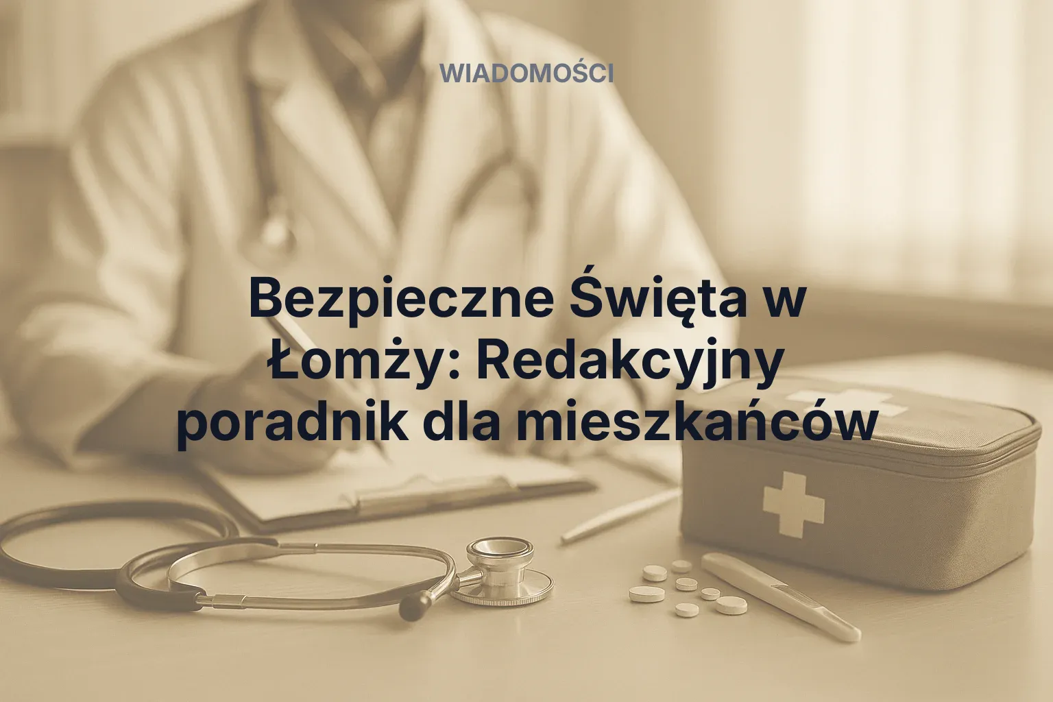 Miniatura: Bezpieczne Święta w Łomży: Redakcyjny poradnik dla mieszkańców